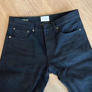 Sid Mashburn Black Selvedge Slim Straight Jean (31 x 32)
